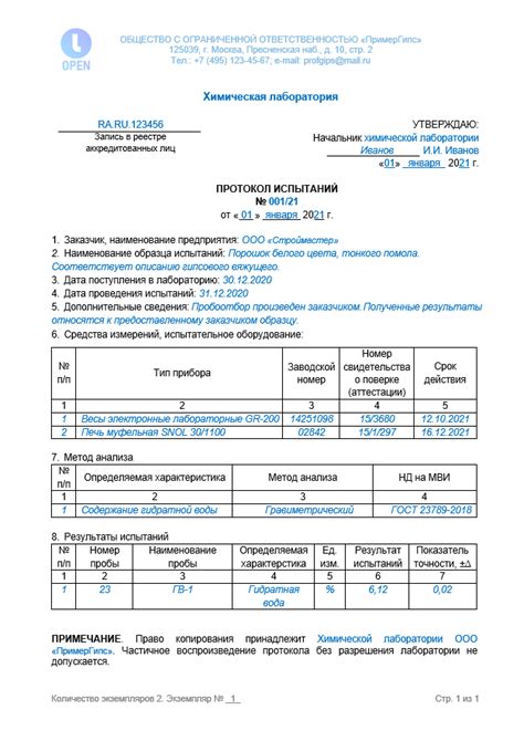 протоколы тестирования